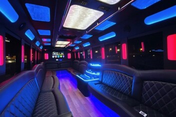 Winston Salem Limousine Bus Interior